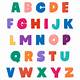Free Printable Colored Alphabet Letters