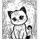 Free Printable Coloring Pages Cat