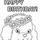 Free Printable Coloring Pages For Birthdays