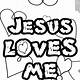 Free Printable Coloring Pages Jesus Loves Me