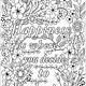 Free Printable Coloring Pages With Quotes
