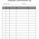 Free Printable Communication Log Template