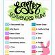 Free Printable Easter Scavenger Hunt