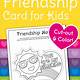 Free Printable Friendship Cards