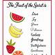 Free Printable Fruit Of The Spirit Lessons