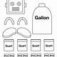 Free Printable Gallon Man