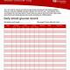 Free Printable Glucose Log Sheet