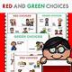 Free Printable Green And Red Choices Printable