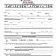 Free Printable Job Application