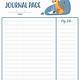 Free Printable Journal Sheets