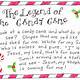 Free Printable Legend Of The Candy Cane Printable