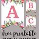 Free Printable Letters For Banners Entire Alphabet