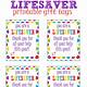 Free Printable Lifesaver Tags