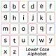 Free Printable Lower Case Letters