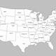 Free Printable Map Of The United States Blank