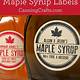 Free Printable Maple Syrup Labels