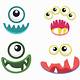Free Printable Monster Eyes And Mouth