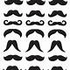 Free Printable Mustache