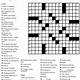 Free Printable New York Times Crossword Puzzles