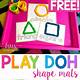 Free Printable Playdough Mats Shapes