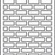 Free Printable Printable Brick Pattern Template