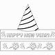 Free Printable Printable New Years Hats