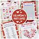 Free Printable Printable Valentines Day Games