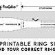 Free Printable Ring Sizer Strip