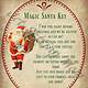 Free Printable Santa's Magic Key Poem Printable