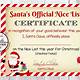 Free Printable Santa Certificate Template