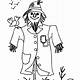 Free Printable Scarecrow Coloring Page