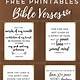 Free Printable Scripture Verses