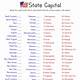 Free Printable States And Capitals Worksheets