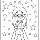 Free Printable Superhero Coloring Sheets