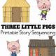Free Printable Three Little Pigs
