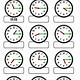 Free Printable Time Clock Worksheets