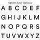 Free Printable Uppercase Letters