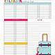 Free Printable Vacation Planner