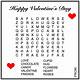 Free Printable Valentines Word Search