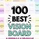 Free Printable Vision Board Words