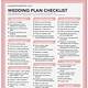 Free Printable Wedding Coordinator Checklist