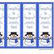 Free Printable Winter Bookmarks