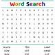 Free Printable Word Search Easy