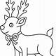 Free Reindeer Coloring Pages