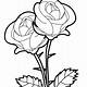 Free Rose Coloring Pages