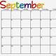 Free September Printable Calendar