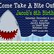 Free Shark Invitation Template