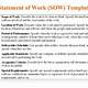 Free Statement Of Work Template