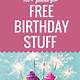 Free Stuff On Your Birthday Online