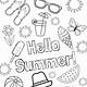 Free Summer Coloring Pages To Print